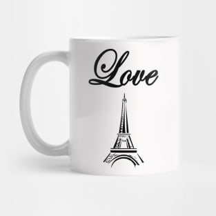 Love Paris,Eiffel Mug